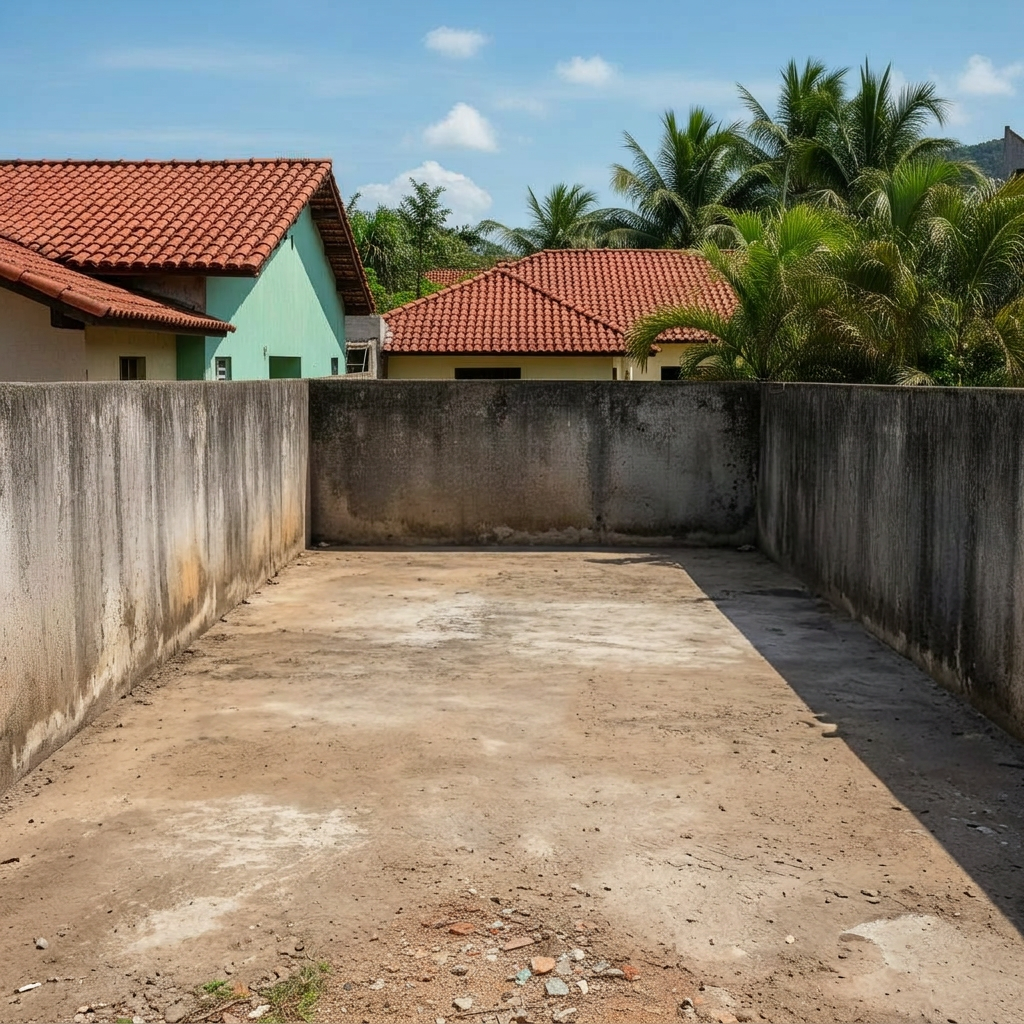 Depois — Limpeza completa de terreno residencial
