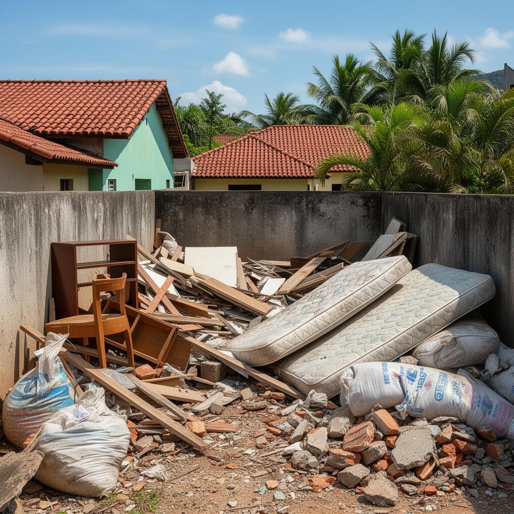Antes — Limpeza completa de terreno residencial